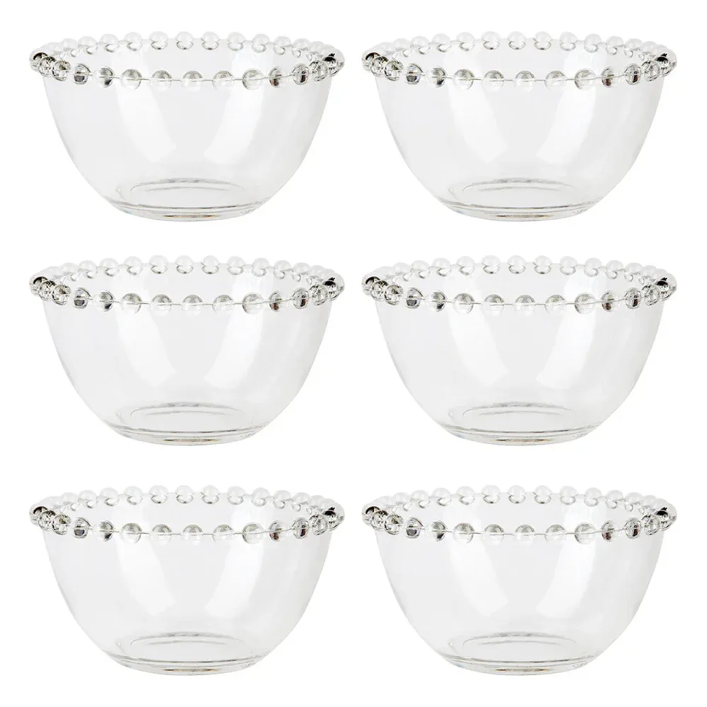 Salat qabı dəsti Nouvelle Home Gocciolina, 6 ədəd, 12 sm, şüşə (9950105) — Dining tableware