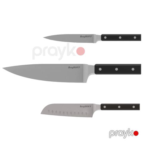 Bıçaq dəsti BergHOFF 3 parça Gene 1315068 — Bakı
