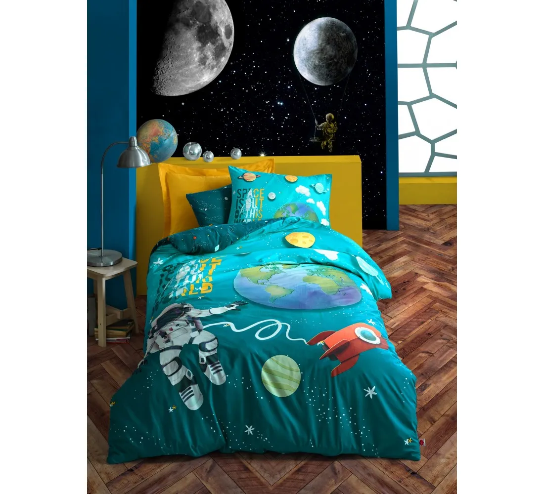 Uşaq yataq dəsti Cotton box Little Astrounaut — Bakı