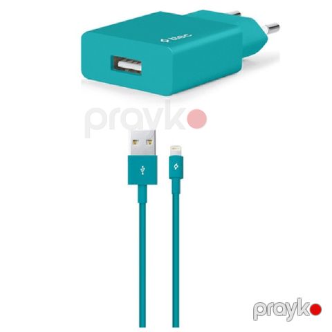 Adapter Ttec SmartCharger Travel 2SCS20LTZ Turquoise — Bakı