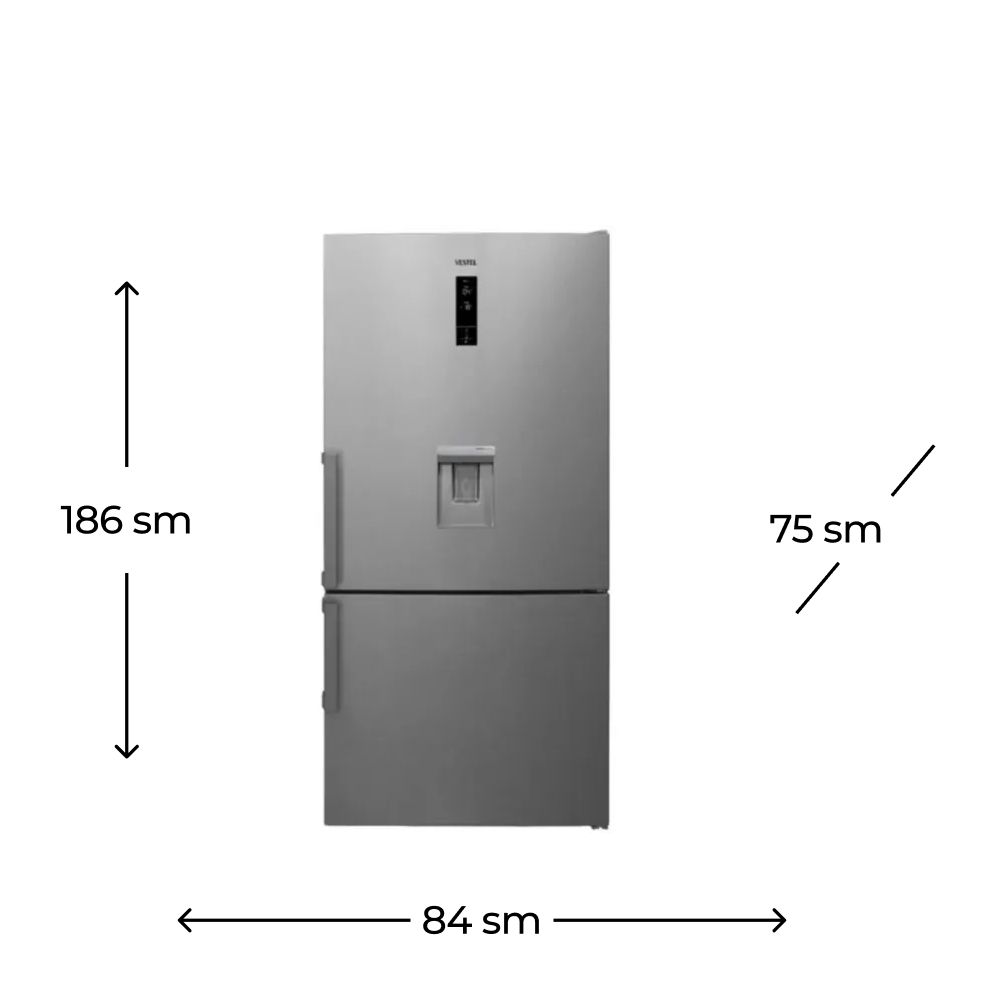Soyuducu Vestel NFC84580A22 EX Wi-Fi WD — Soyuducular, Bakı (3)
