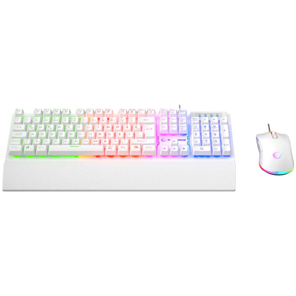 Oyun klaviaturası Rampage KM-RX7 Fortuna V2 Combo White — Klaviaturalar və siçanlar, Bakı (3)