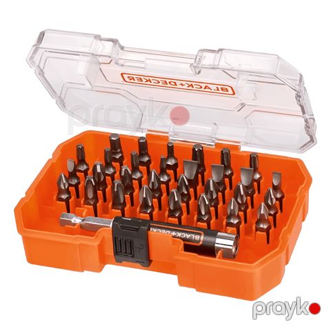 Başlıq dəsti Black&Decker A7228-XJ / 31pcs — Bakı