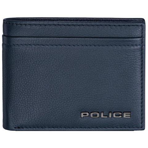 Pul kisəsi Police Grande Gents Pkt-Walt in Leather PELGW2207302 Navy — Bakı