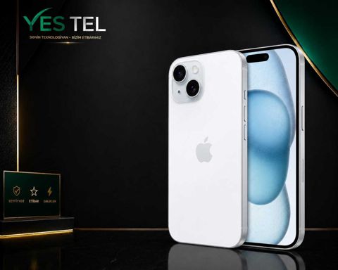 Apple iPhone 15 Black 128GB/6GB — Bakı