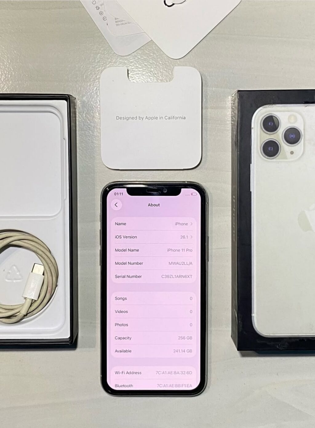 IPhone 11 Pro, 256 GB, Gümüşü, Zəmanət, Kredit, Simsiz şarj — Apple iPhone, Bakı (6)