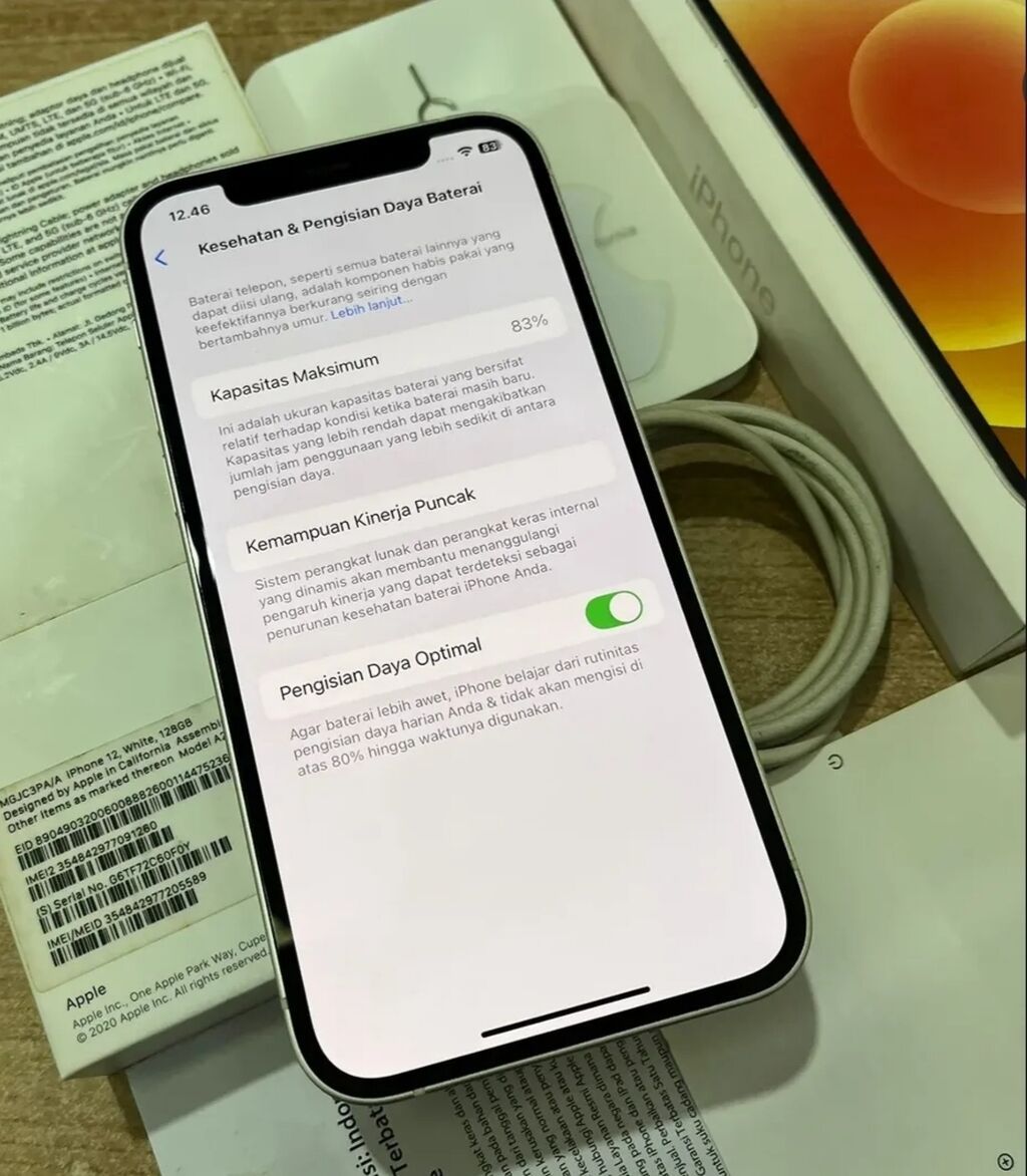 IPhone 12, 128 GB, Ağ, Zəmanət, Kredit, Simsiz şarj — Apple iPhone, Bakı (8)