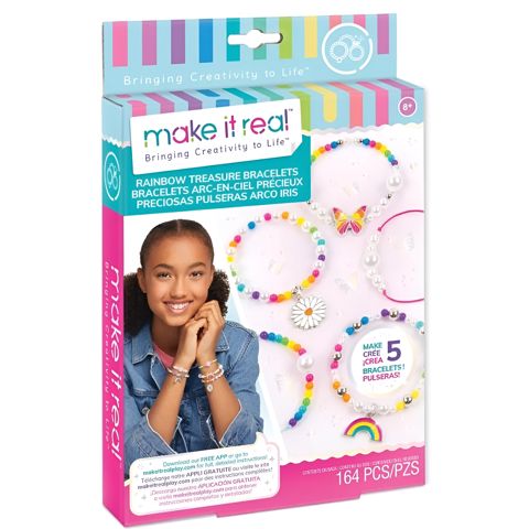 Yaradıcılıq dəsti Make it Real Rainbow Treasure Bracelets 1216MR / 695929012168 — Bakı