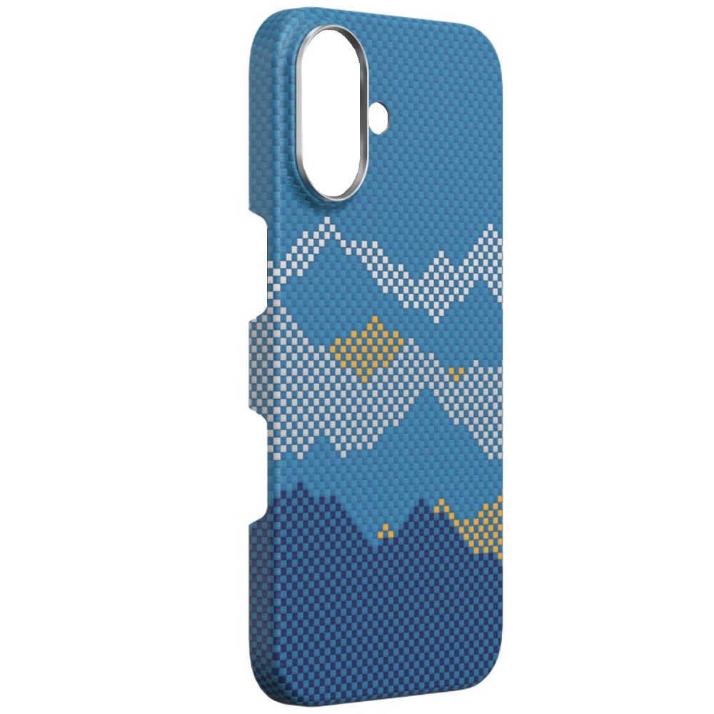 Qoruyucu örtük Comma iPhone 17 Woven Series Magnetic 6942297136793 Mountain View — Çexollər, Bakı (3)