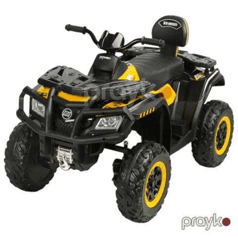 Uşaqlar üçün elektromoto S615 Black&Yellow — Bakı