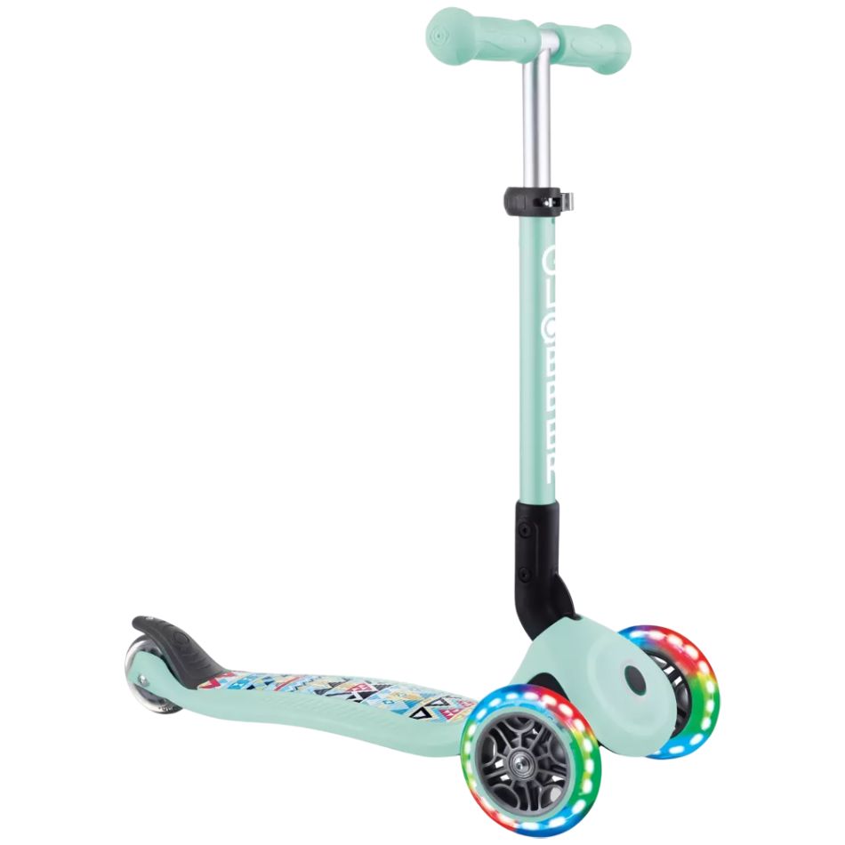 Skuter Globber Junior 4895224403586 (Qatlanan, işıqlı) — Uşaq skuterləri, Bakı