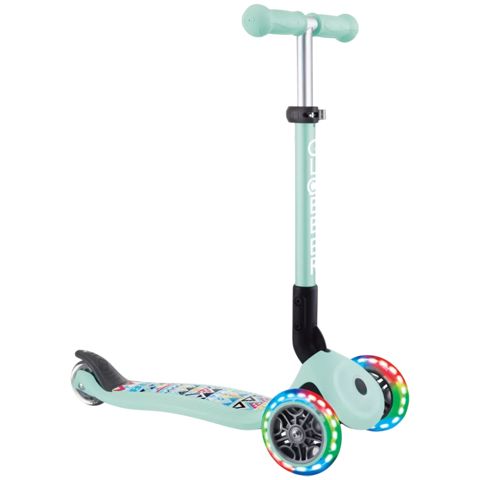 Skuter Globber Junior 4895224403586 (Qatlanan, işıqlı) — Bakı