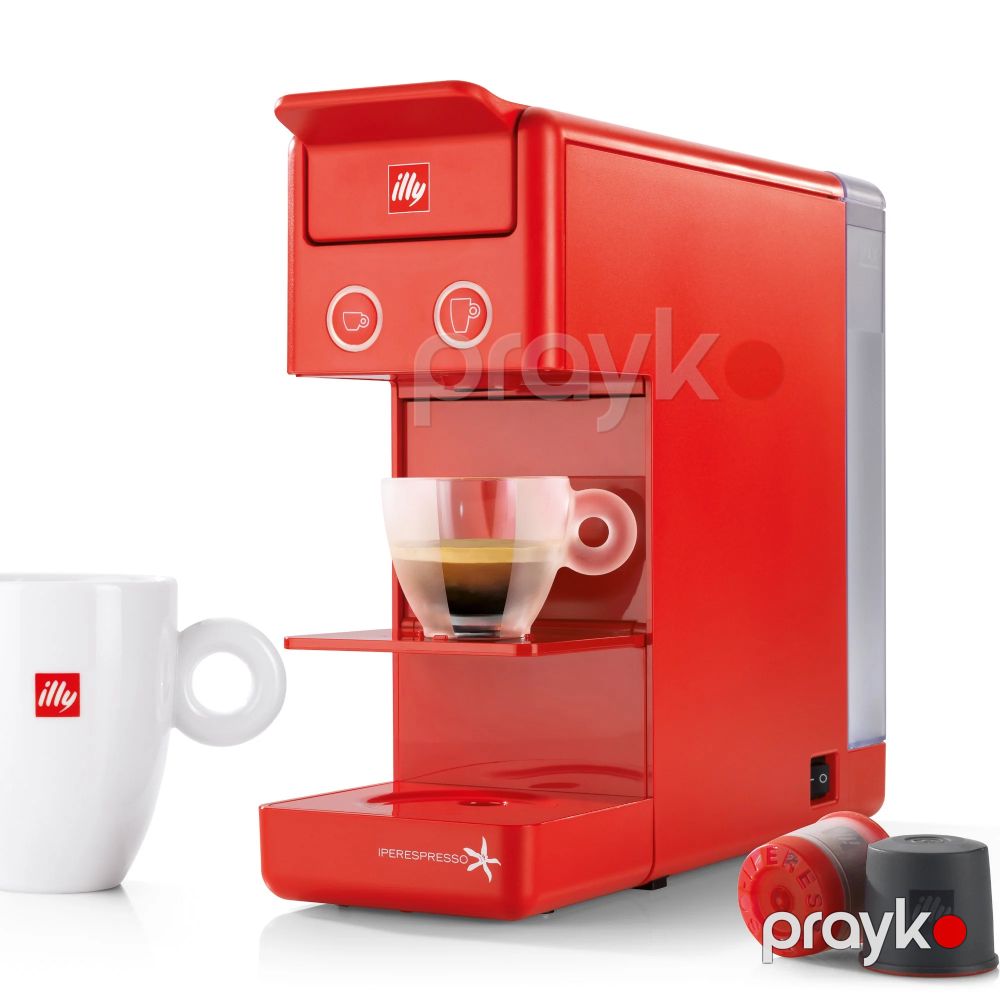 Qəhvədəmləyən Illy Y3.3 Qırmızı — Qahvə aparatları və maşınları, Bakı (5)