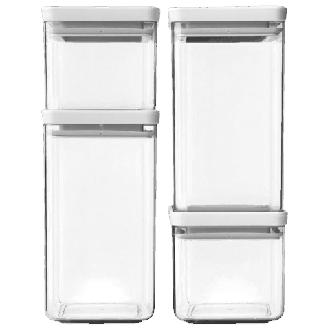 Saxlama qabı Brabantia Jar Sets Square 4 parça 122569 — Bakı