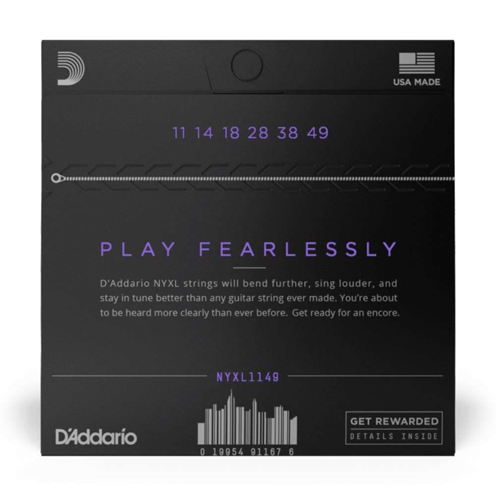 D-Addario NYXL1149 Nyxl Nickel Wound 11-49 Medium — Musiqiə alətləri, Bakı (3)