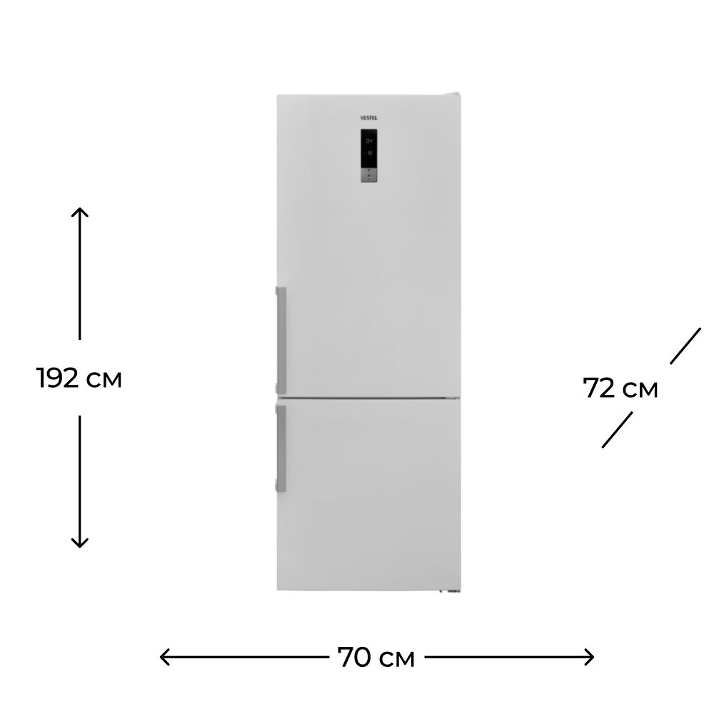 Soyuducu Vestel RM700BF3E-W — Soyuducular, Bakı (3)