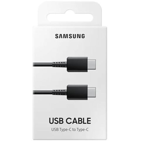 Kabel Samsung Type-C to Type-C 60W Black (EP-DA705BBRGRU)