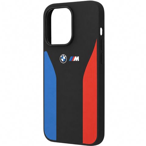 Qoruyucu örtük BMW M Silicone iPhone 15 Pro Black BMHCP15L22SCSK — Bakı