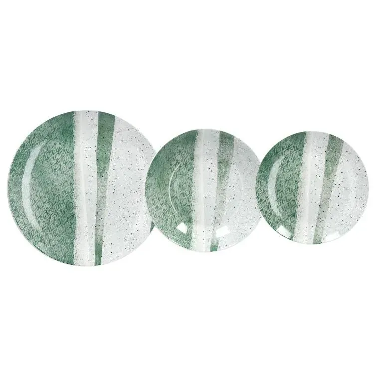 Yemək dəsti Tognana Moon Malachite 18 parça 6 nəfərlik (MN070182894) — Столовая посуда