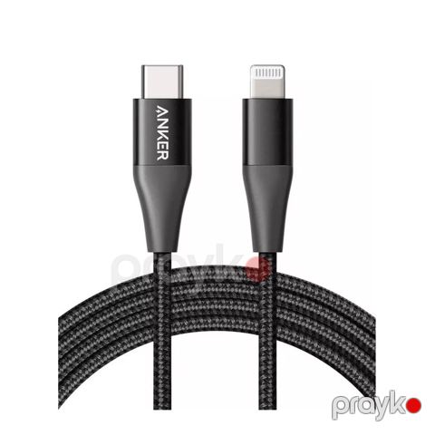 Anker Powerline+II Usb-c to Lightning Cable 1.8 m Black — Bakı