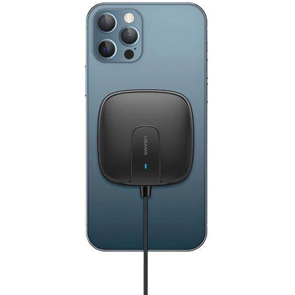 Simsiz enerji toplama cihazı Usams Wireless Charger US-CD153 Black CD153DZ01 — Mallar, Bakı (2)