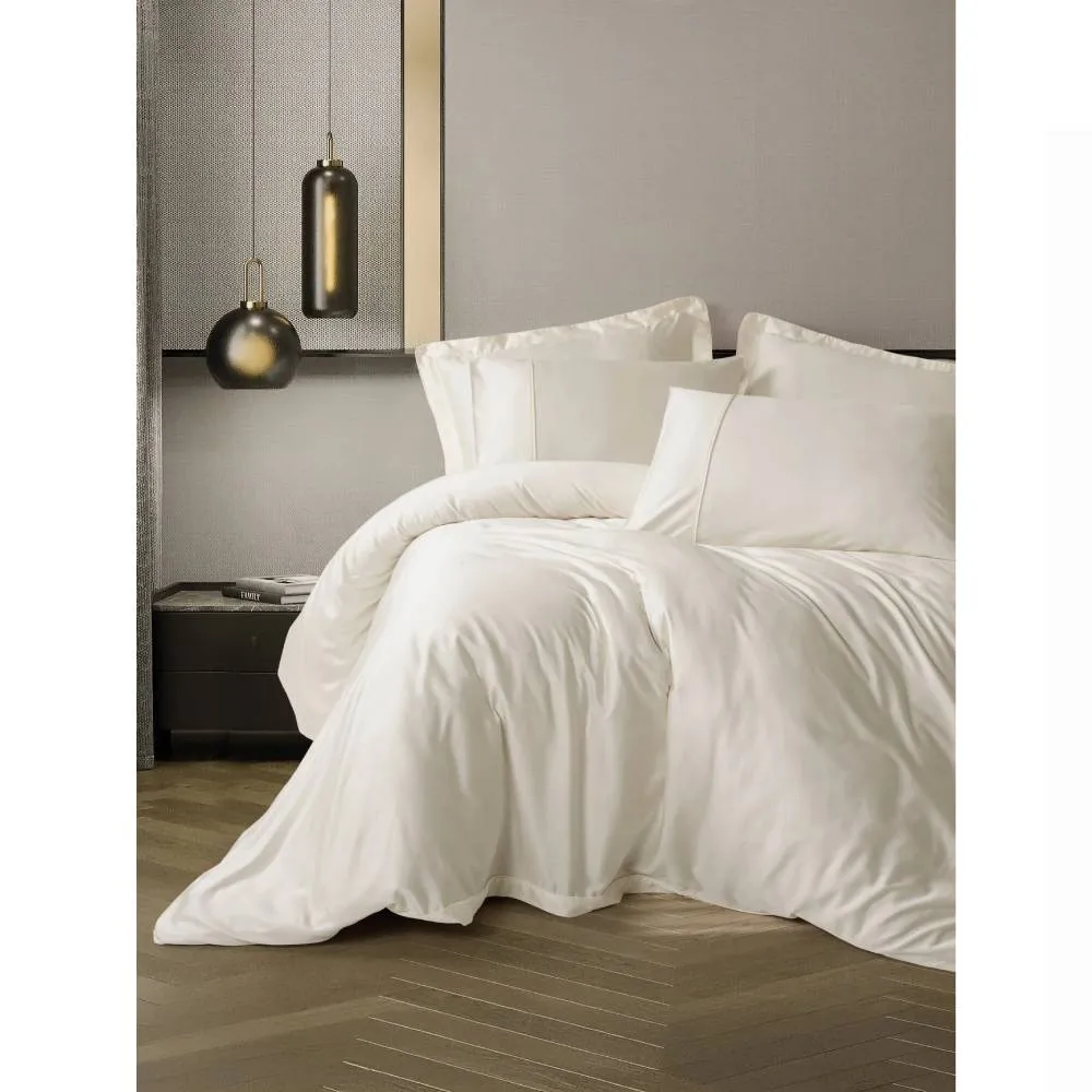 Yataq dəsti Cotton Box Silky Ekru İki nəfərlik (8680108070437) — Bakı