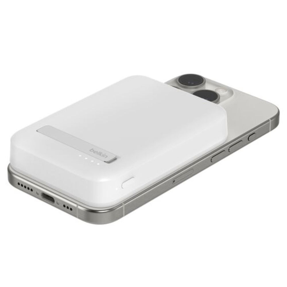 Power Bank Belkin Qi2 15W 8000 mAh BPD007BTWH White — Powerbank-lər, Bakı (3)