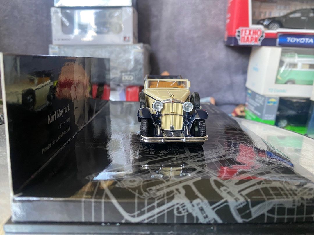 Коллекционная модель Maybach Zeppelin DS8 convertible bige 1932 — Kolleksiyalar, Bakı (9)