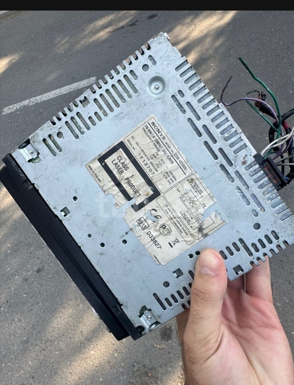 Məhsul: Sony CDX-GT420U avtomobil maqnitofonu (1-DIN) Hərşeyi tam — Elektronika, Gəncə (2)