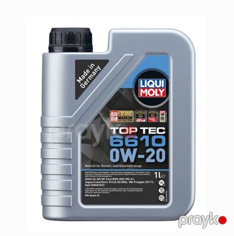 Avtomobil mühərrik yağı Liqui Moly Top Tec 6610 0W-20 1L (21660)