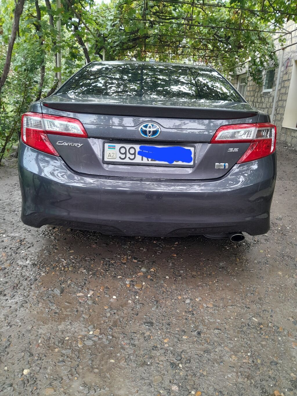 Toyota Camry SE sedan - Korpus: sedan, qrafit/boz rəng — Avto, Yevlax (5)