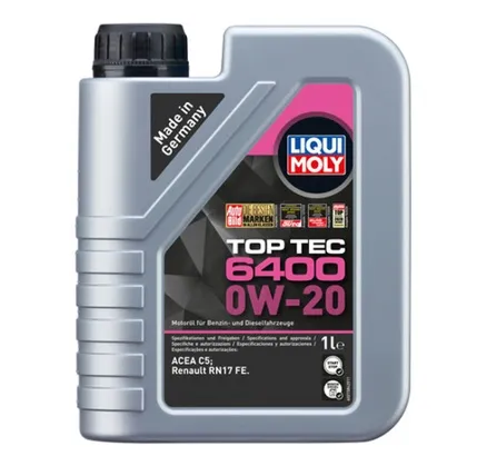 Avtomobil mühərrik yağı Liqui Moly Top Tec 6400 0W-20 1L (21584) — Авто