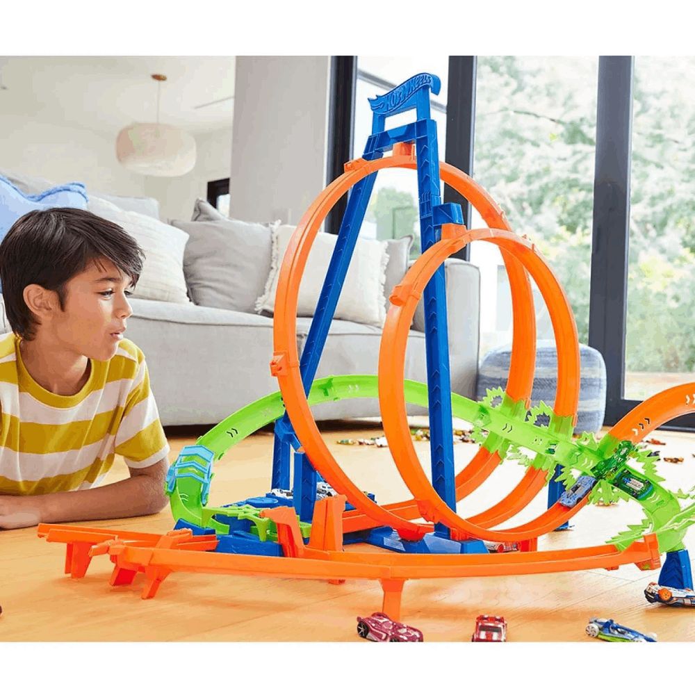 Oyun dəsti Hot Wheels Epic Crash Dash HNL97 194735144402 — Oyuncaq nəqliyyatı, Bakı (2)