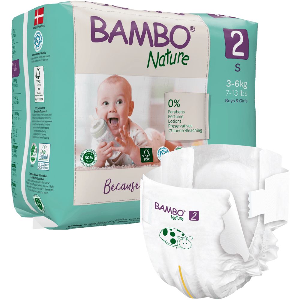 Uşaq bezləri Bambo Nature 2 30 ədəd 100001925210 — Mallar, Bakı (3)