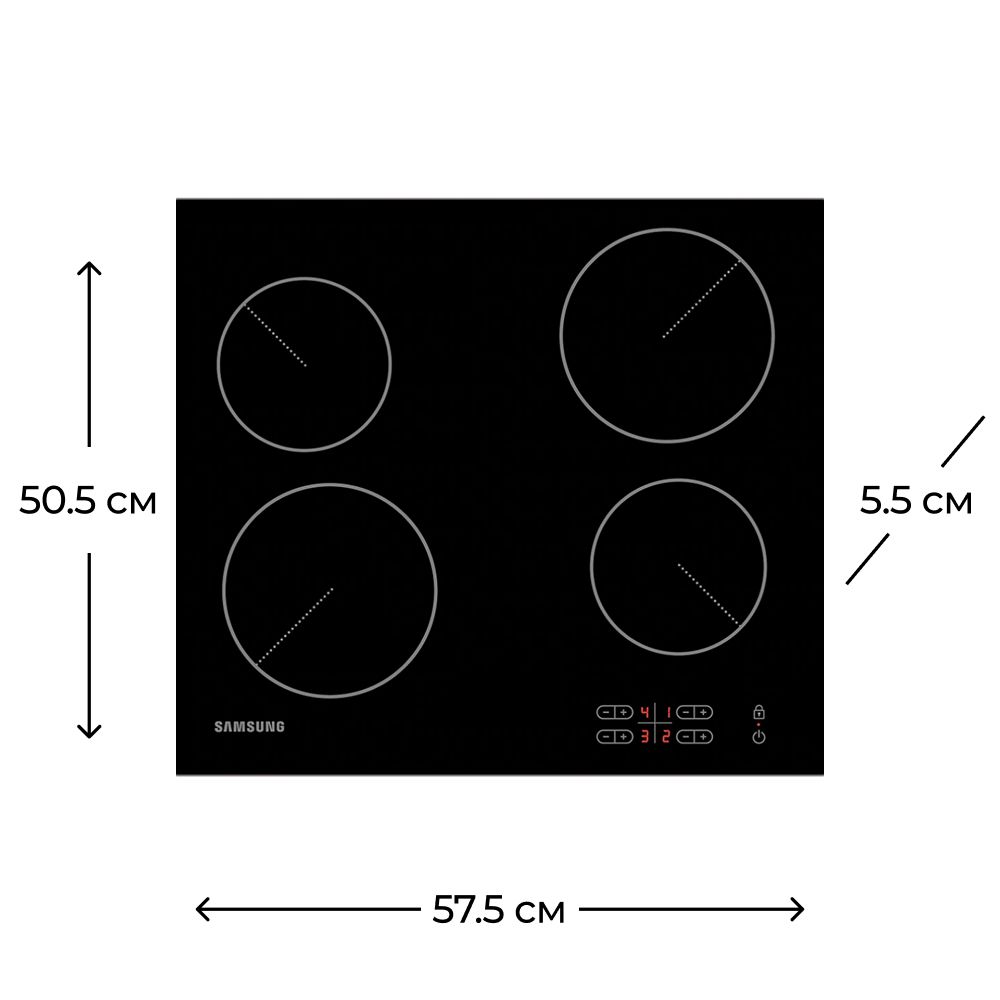 Plitə Samsung NZ64T3506AK/WT — Plitələr, Bakı (3)