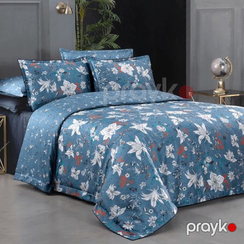 Tekstil yataq dəsti Sarev Portland STN NT CK 4Y D K Голубой — Bakı