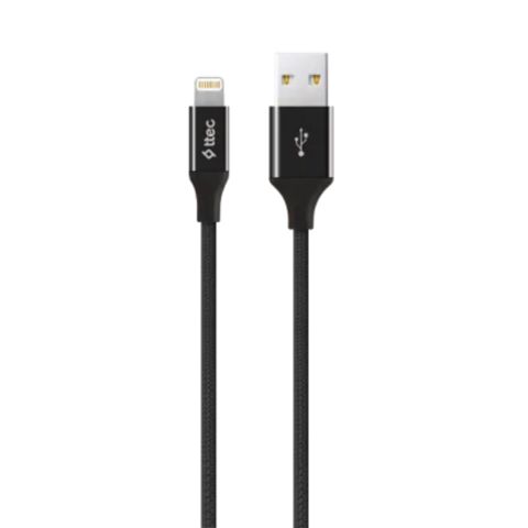 Naqil Ttec USB Type-A to Lightning 2 m 2DK19S Black — Bakı