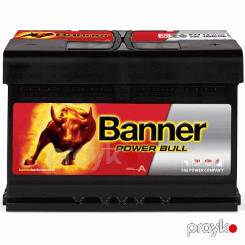 Avtomobil üçün akkumulyator Banner Power Bull 74Ah P7412 — Bakı