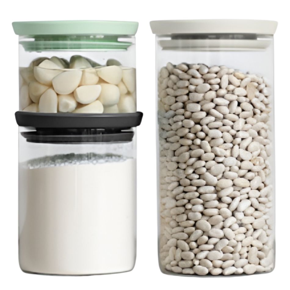 Saxlama qabı Brabantia Jar Sets Round 3 parça 100550 — Mallar, Bakı (2)