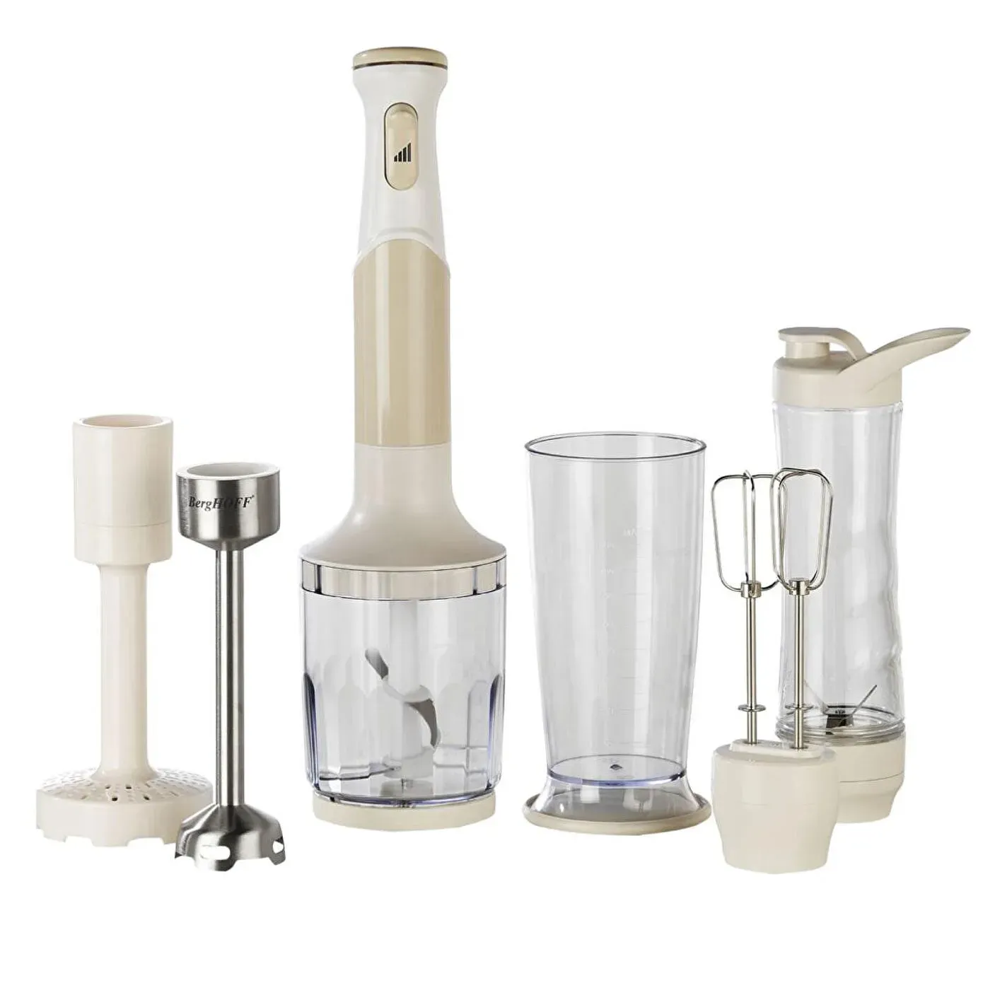 Blender BergHOFF Retro Set 1200W Cream (8698348041742) — Blenders, choppers, and mixers
