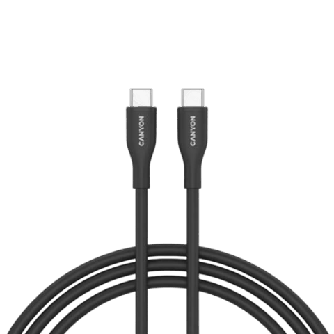 Canyon Usb-c to Usb-c Cable CC60SC10 1m Black — Smartphone Accessories