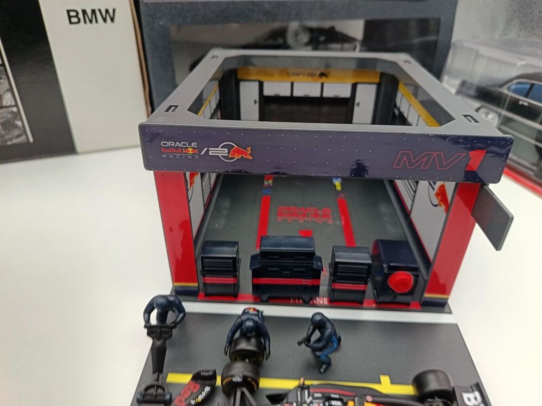 Pit Stop Red Bull dioarama 1/43 — Kolleksiyalar, Bakı (6)