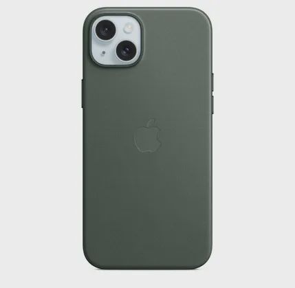 Çexol Apple iPhone 15 Plus FineWoven Case with MagSafe - Evergreen (MT4F3ZM/A) — Çexollər, Bakı