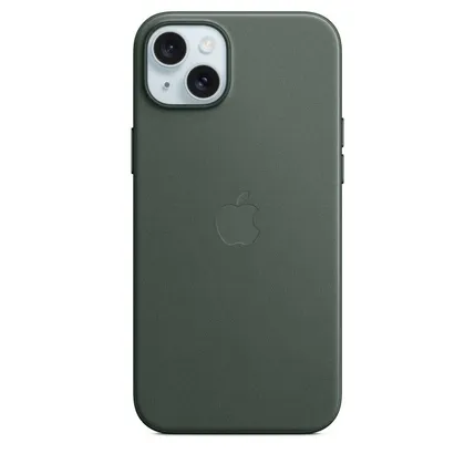 Çexol Apple iPhone 15 Plus FineWoven Case with MagSafe - Evergreen (MT4F3ZM/A) — Bakı