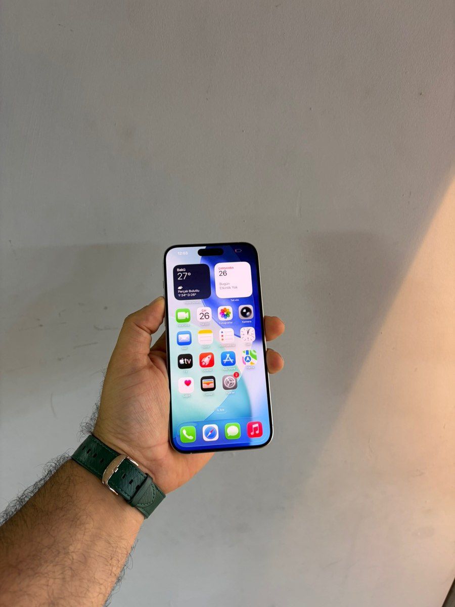 Apple iPhone 15 Pro Max White Titanium 256GB/8GB — Smartfonlar, Bakı (5)