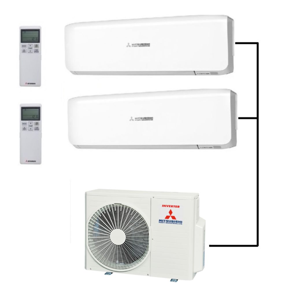 Multi-split xarici blok Mitsubishi SCM40ZS-W 2 Port (R32) — Kondisioner və split-sistemlər, Bakı (2)