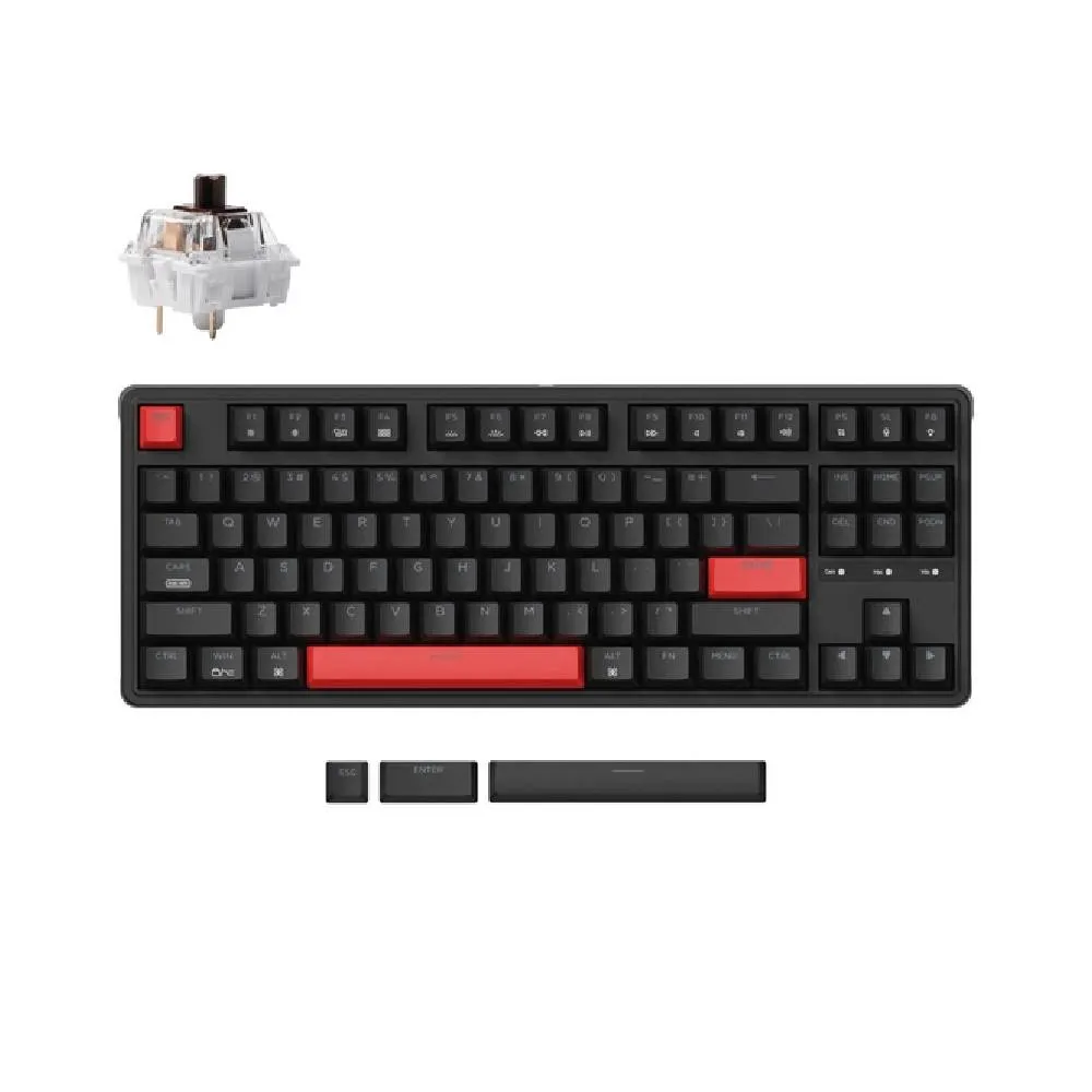 Oyun klaviaturası Keychron C3 Pro Red Backlight Brown Switch (C3P-A3-AZ) — Keyboards & Mice