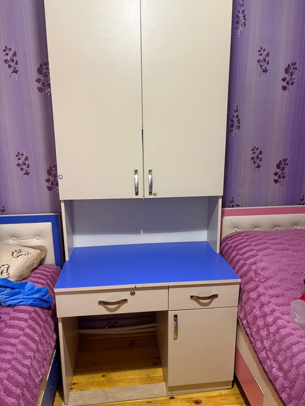 Uşaq/şagird üçün funksional yazı masası və üst dolab dəsti - Rəng — Mebel, Mehdiabad (2)