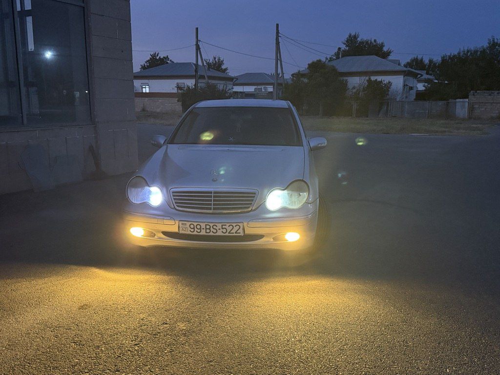 Mercedes C 200, 2.0 L, 2001 il, 335 655 km — Avtomobillər, Ağdam (3)