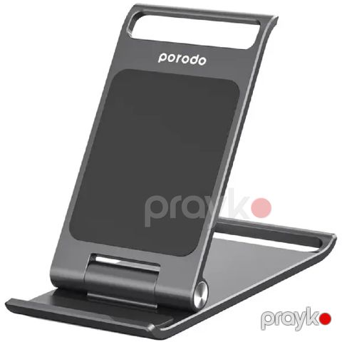 Porodo alum alloy foldable mobile stand Grey / Pd-alfmb-gy — Bakı